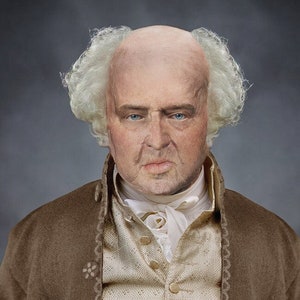 The Real Face of John Adams Life Mask 4x6 Postcard - Founding Fathers - Presidents- Digital Yarbs
