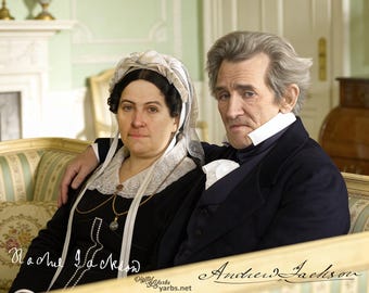 ANDREW JACKSON & RACHEL Jackson Together Art Print Hermitage Presale