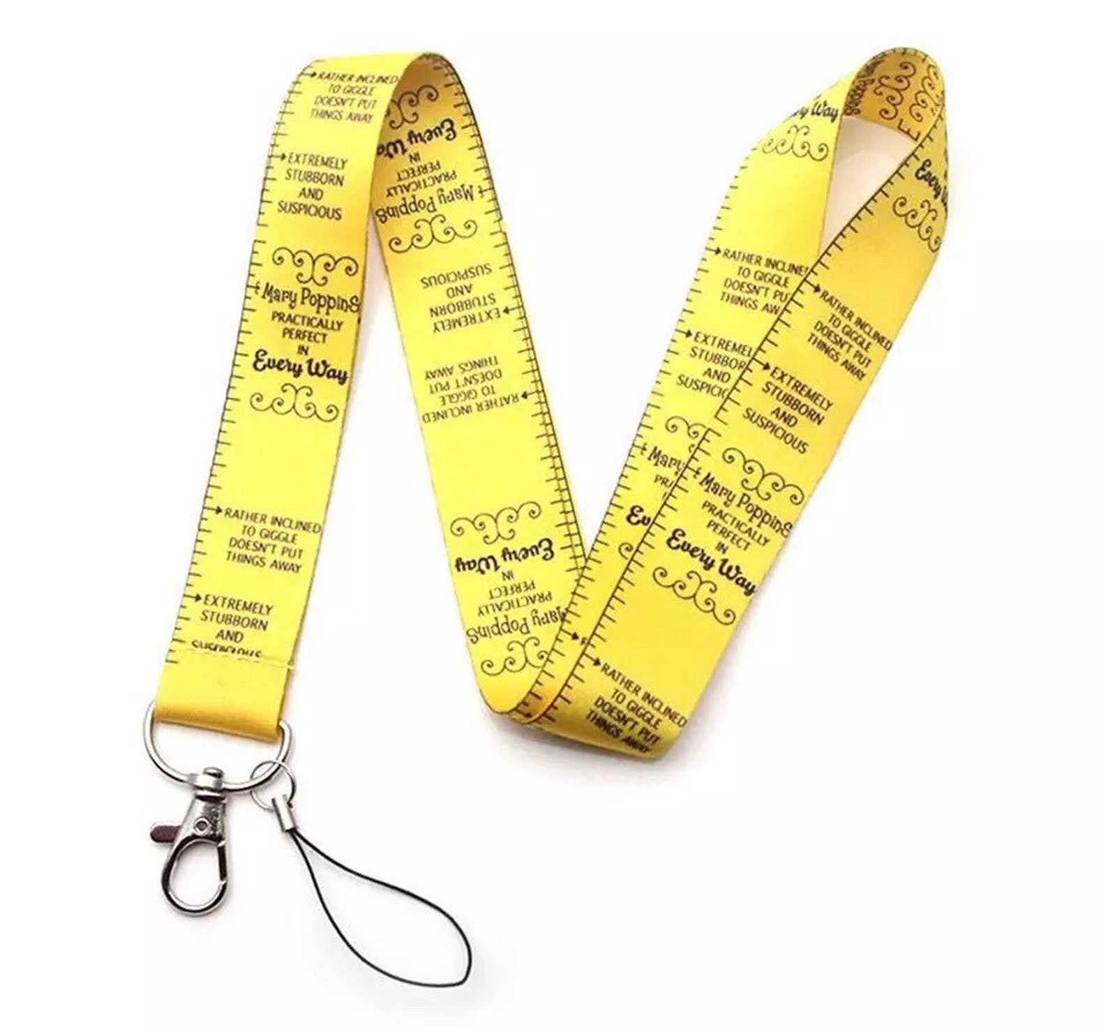 Mary Poppins Tape Measure Lanyard Etsy UK
