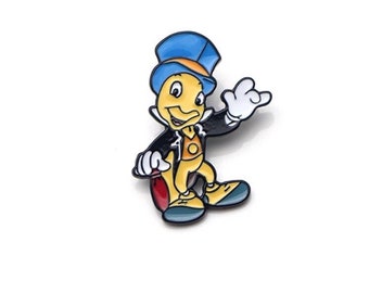 Jiminy Cricket Vintage Pin Badge