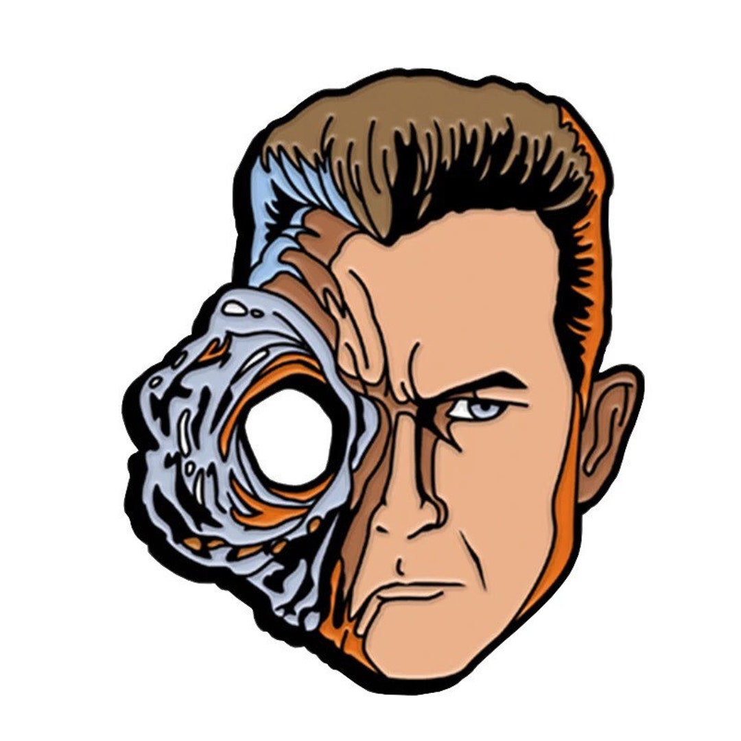 Terminator 2: T-1000 Pin Badge -  Singapore