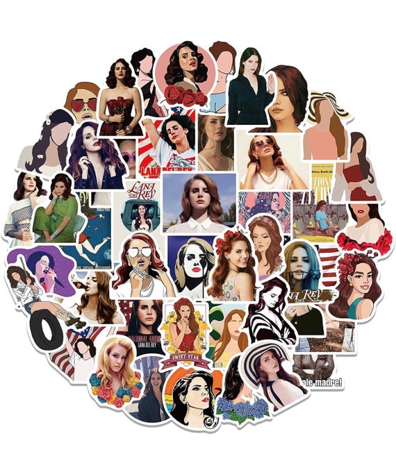 Lana Del Rey Stickers for Sale  Bubble stickers, Band stickers