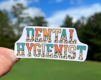 Dental Sticker for Dental Hygienist, RDH, Dental Student Gift, Hygienist Gift, Dental Hygienist Sticker, Dental Stickers, Tooth Sticker