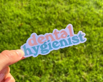 Dental Sticker for Dental Hygienist, RDH, Dental Student Gift, Hygienist Gift, Dental Hygienist Sticker, Dental Stickers, Tooth Sticker
