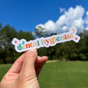 Dental Hygienist Sticker for Dental Hygienist, RDH, Dental Hygiene Student, Hygienist Gift, Hygiene Student Gift, Dental Stickers, Teeth