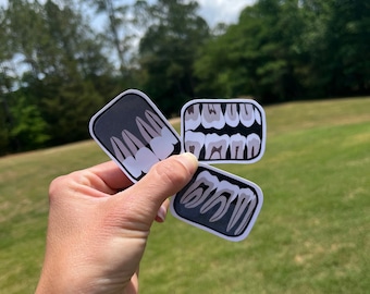 Dental X-Ray Teeth Sticker Pack for Dental Hygienist, Dental Assistant, RDH, Dental Student Gift, Hygienist Gift, Dental Stickers