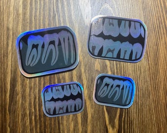 Dental X-Ray Teeth Sticker for Dental Hygienist, Dental Assistant, RDH, Dental Student Gift, Hygienist Gift, Assistant Gift, Dental Stickers
