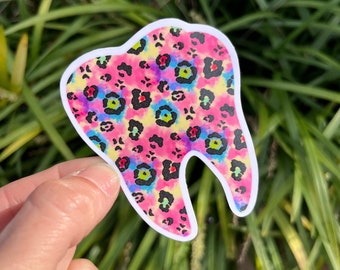 Dental Sticker for Dental Hygienist, Dental Assistant, Tooth Dental, RDH, Dental Student Gift, Hygienist Gift, Assistant Gift, Tooth Sticker