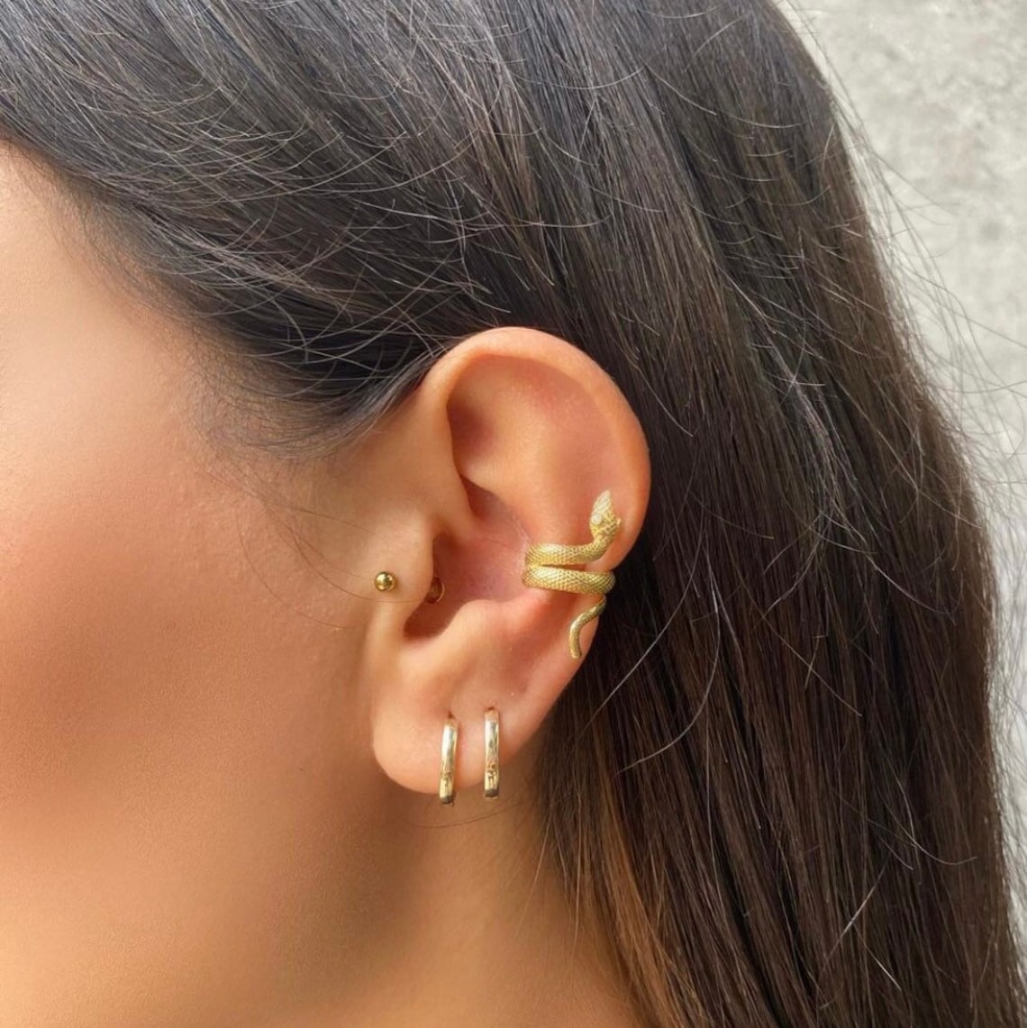 Ear Cuffs Serpent Ear Cuff Snake Ear Cuffs No Piercing Etsy New Zealand
