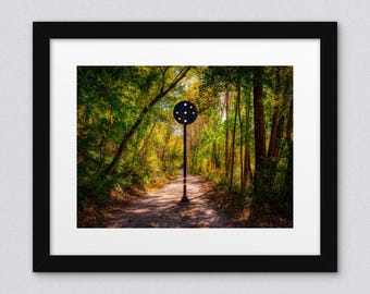 NCR Trail Old Railroad Signal - Baltimore County,  Maryland Wall Art Photography Print