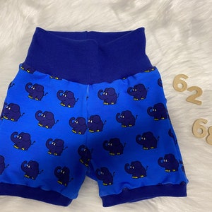 Short bloomers BLUE size 62/68 elephant image 1