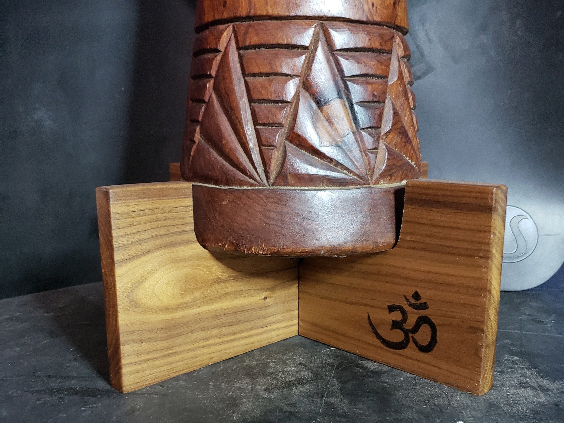 Djembe Stand Conga/Hand Drum Walnut Portátil Plegable Etsy