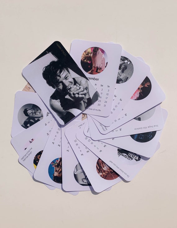 Harry Styles Desk Calendar 2023 Etsy