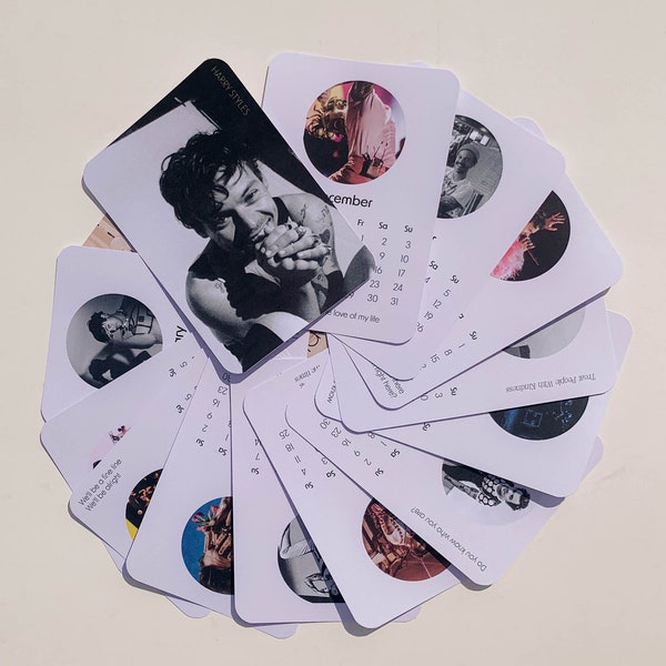 Harry Styles Calendar Desk 2023 Etsy Australia