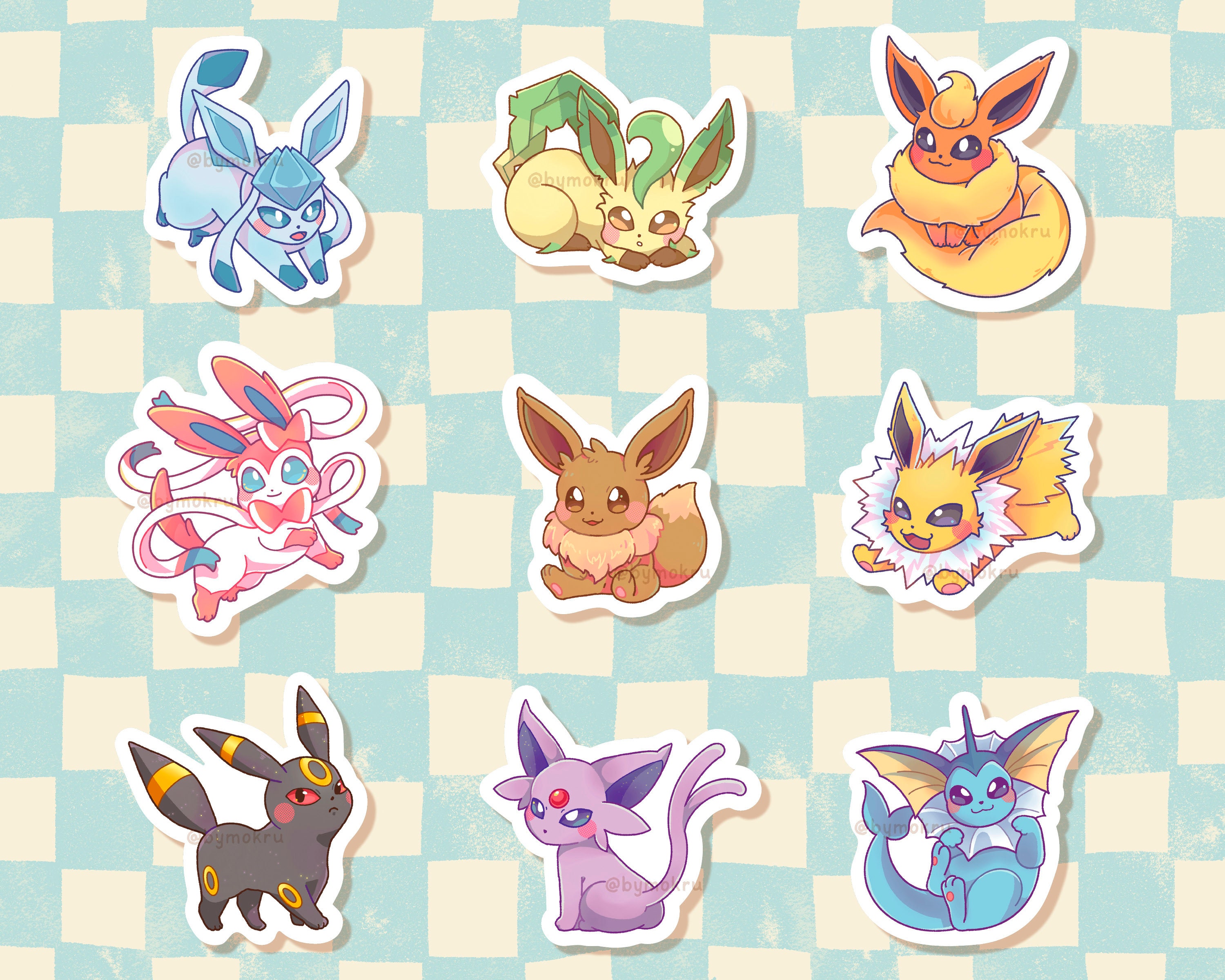 Eeveelution Pocky Sticker