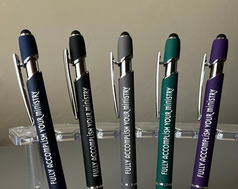 Cumplir plenamente su ministerio - Bolígrafo Pioneer School - Tinta azul