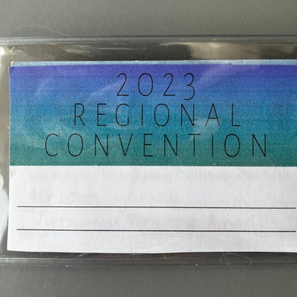 Magnetic Badge Holder for JW Regional Convention