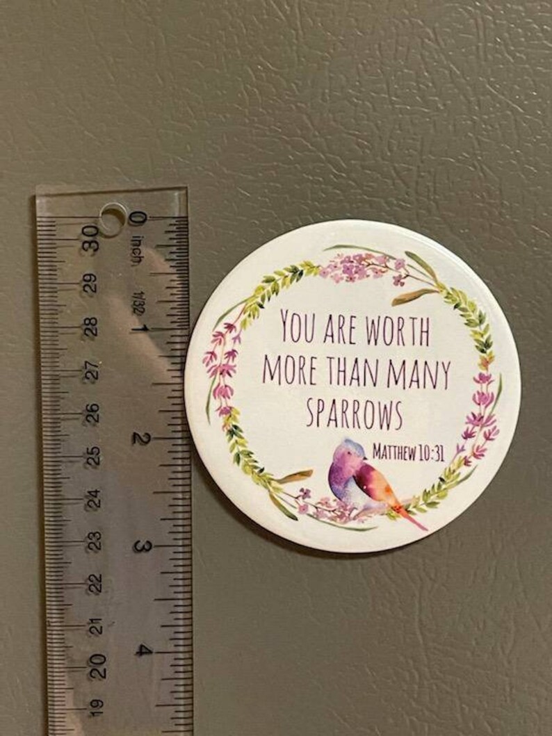 You Are Worth More Than Many Sparrows Matthew 10 31 JW Magnet - Etsy