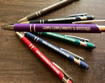 Cumple Completamente Tu Ministerio - Escuela de Precursores - Bolígrafo con Tinta Azul