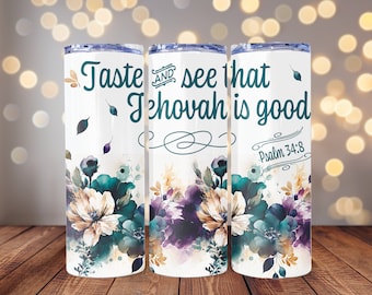 Vaso Pruebe y vea que Jehová es bueno Salmo 34:8