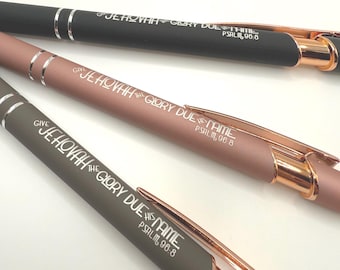 LIQUIDACIÓN Año JW 2025 Texto Salmo 96:8 Pluma tinta azul