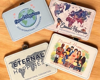 Porta credencial con cordón de la Convención de la Felicidad Eterna 2026 – Recuerdo de la Convención Internacional de JW