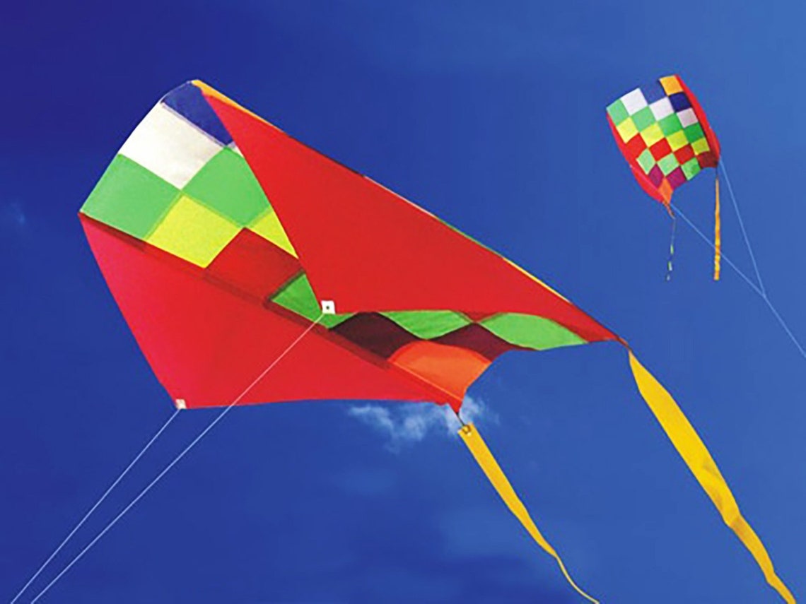 Handmade Kite Parachute chute brolly guardian angel kite Etsy