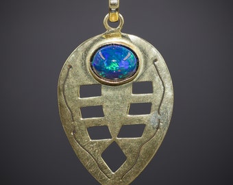 Oval Opal Pendant, Natural Fire Opal Pendant, Smooth Pendant, Genuine Opal Pendant, October Birthstone, AAA Ethiopian Opal Pendant