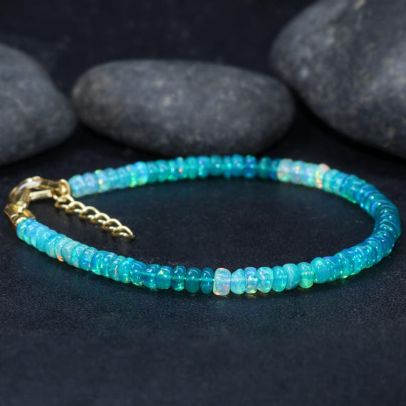 天然 エチオピア オパール ブレスレット レディース 天然石 お守り 40代 50代 ブランド