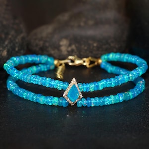 Kite charm bracelet for women, Paraiba fire Ethiopian opal beaded bracelet, Vintage fire opal bracelet, 925 Sterling silver bracelet