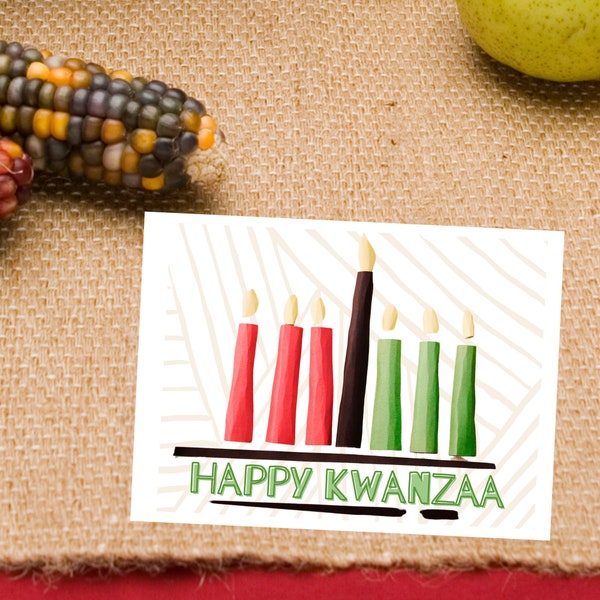 10 Cards - Kwanzaa Gift, Kwanzaa Card Kwanzaa Celebration, Happy Kwanzaa, Kwanzaa Holiday, Kwanzaa Day 7, Kwanzaa Day 6, Greetings