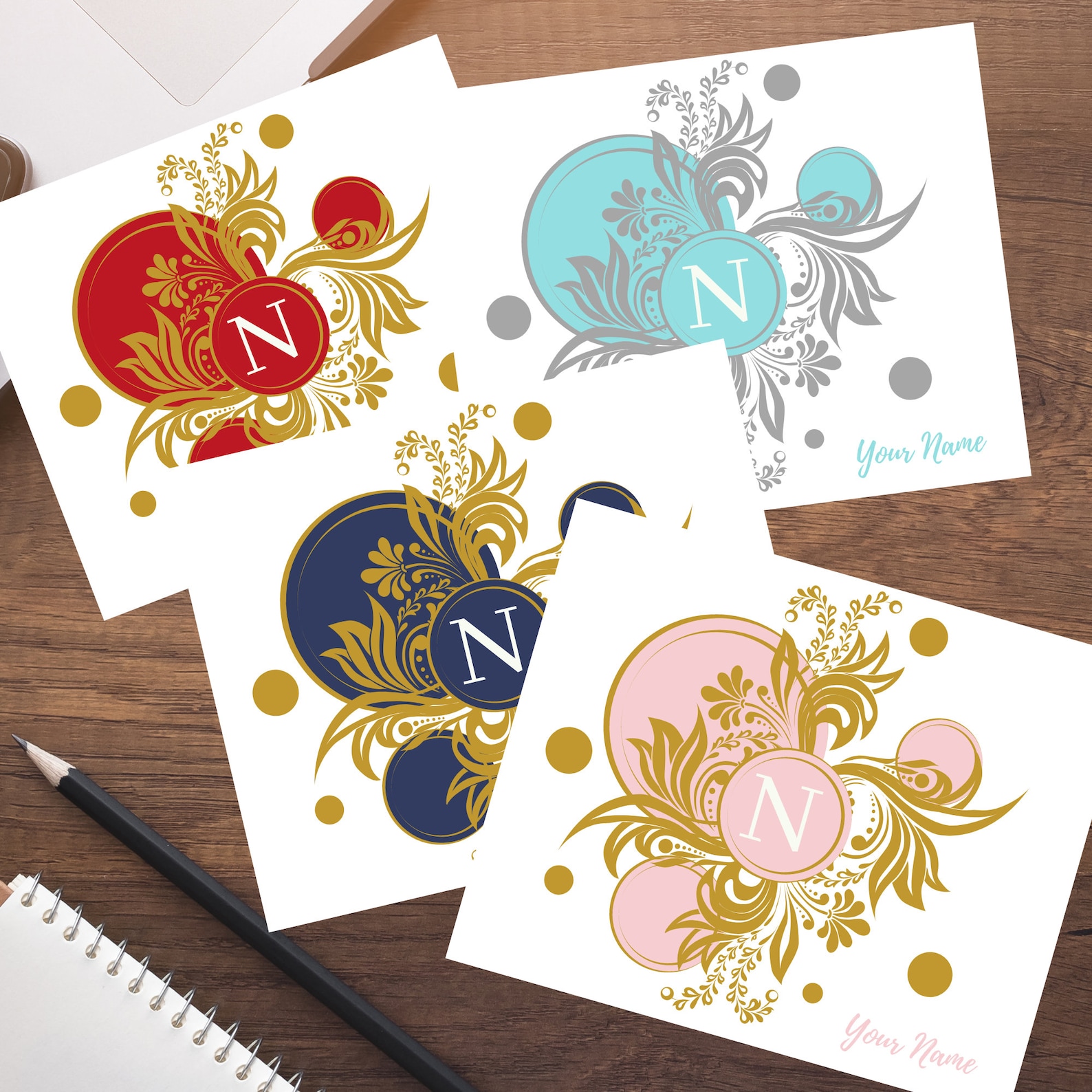 10 Cards Regal Stationery, Royal Stationery, King Stationery, Queen