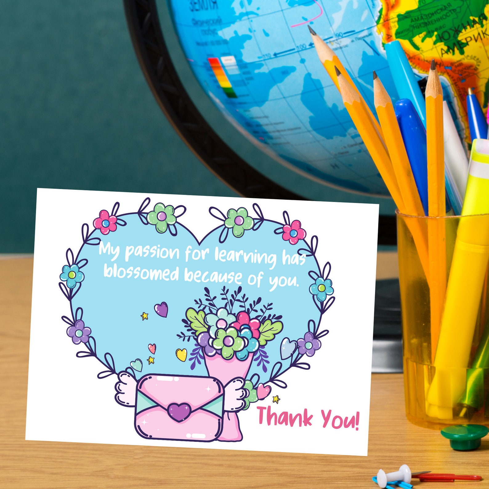 Thank You Headteacher Card Thank You Message for Teacher Etsy
