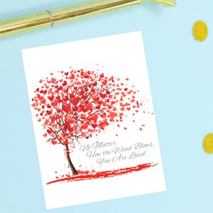 Cartões de incentivo, você é amado, cartões de amor-próprio, cartões de empoderamento, fica melhor