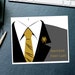 10 Personalized Stationery Cards, Greek fraternity, card for frat brother, fraternity, 1906, black and gold, blank cards 