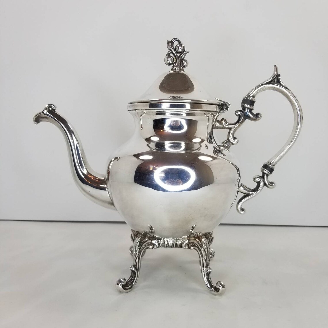 Vintage Silver on Copper Birmingham Silver Company BSC Teapot Etsy
