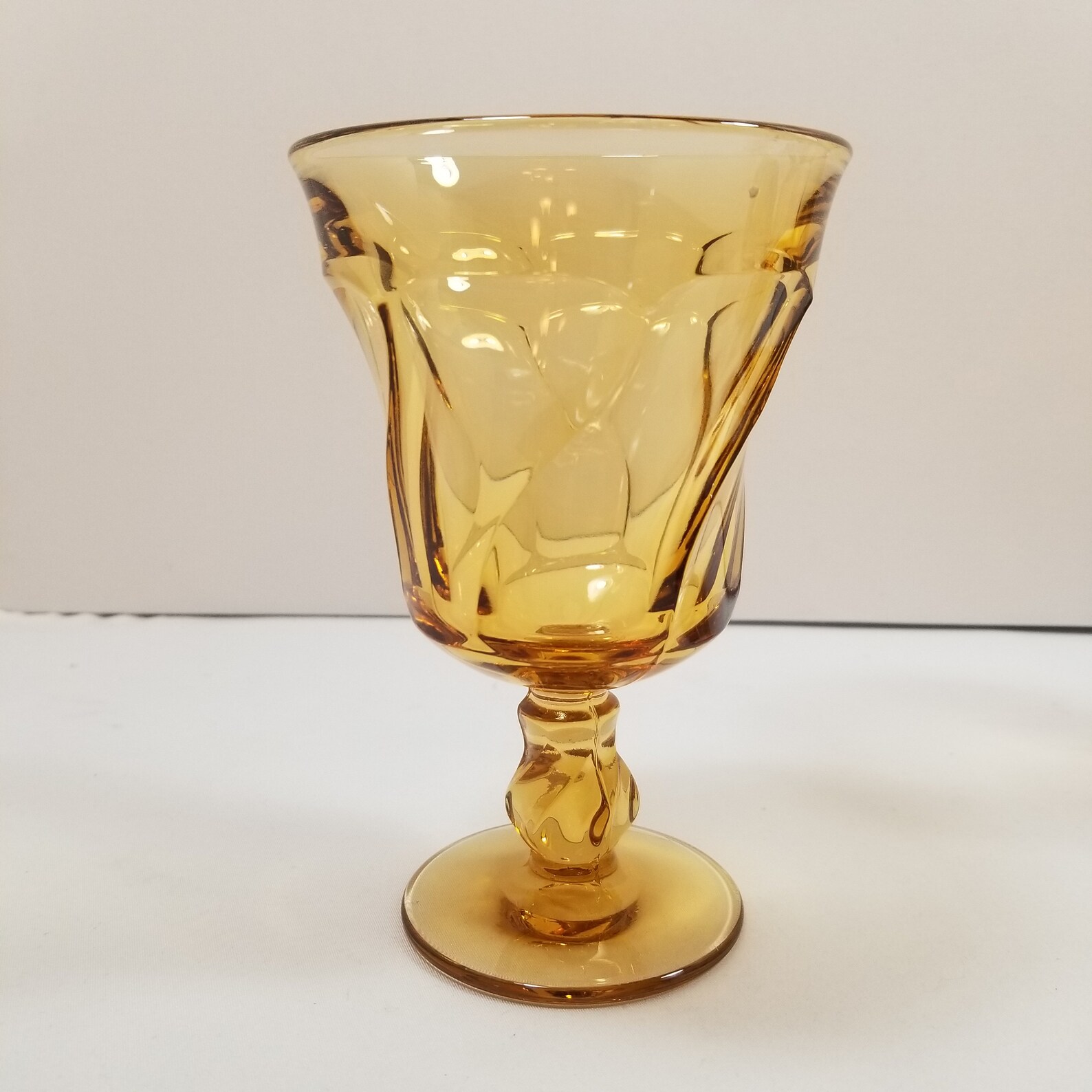 Fostoria Amber Glasses MCM Fostoria Glass Company Iced Tea Etsy