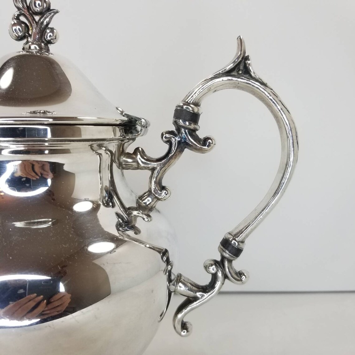 Vintage Silver on Copper Birmingham Silver Company BSC Teapot Etsy