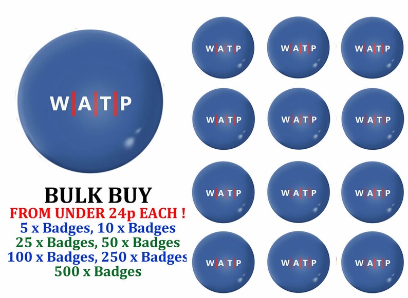 RANGERS / WATP / We Are The People themed 25mm / 1 inch ...