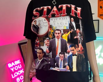Stath lets flats inspired- character Homage t-shirt