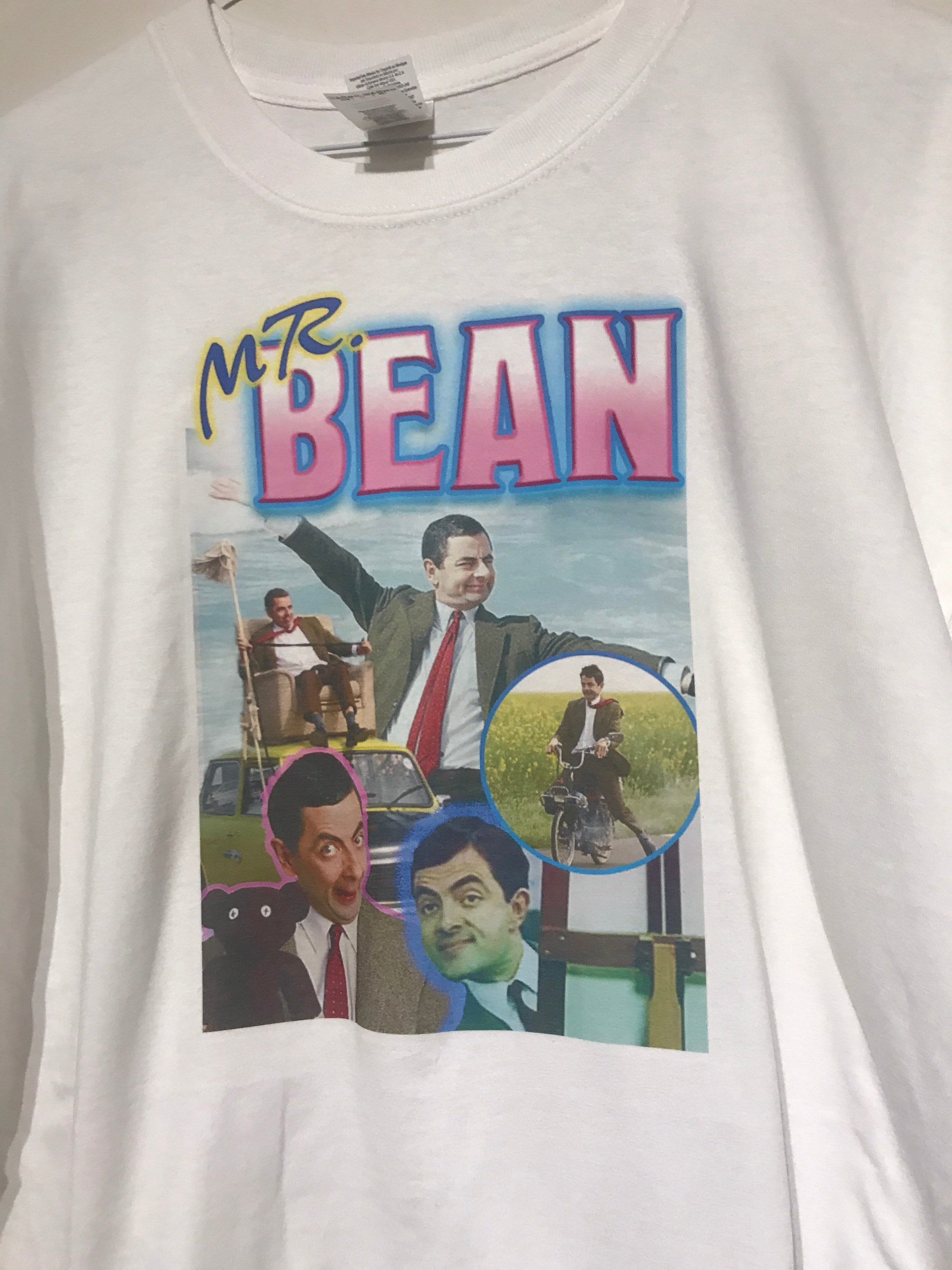 Mr bean printed tshirt | Etsy