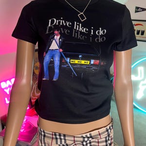 Matty Healy car y2k print graphic tee