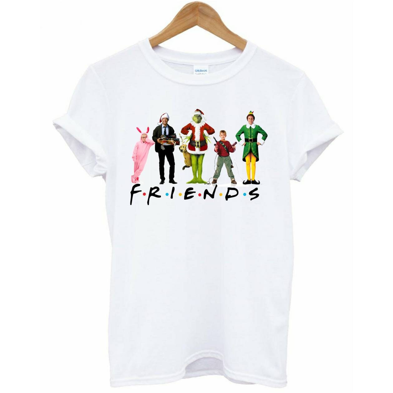 friends t shirt christmas