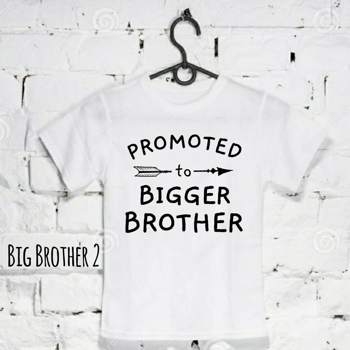 Big brother shirt Promoted To big brother announcement boys t Etsy