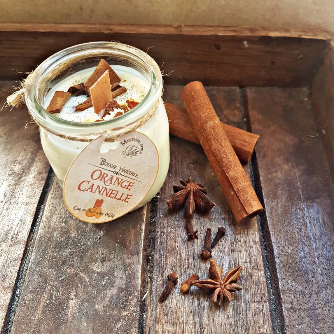 Bougie Orange Cannelle