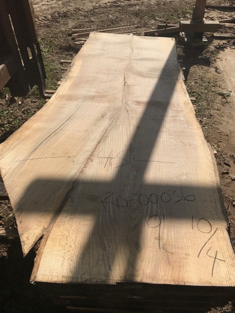 Red Oak Live Edge Wood Reclaimed Wood Slabs Kiln Dried Wood for Sale