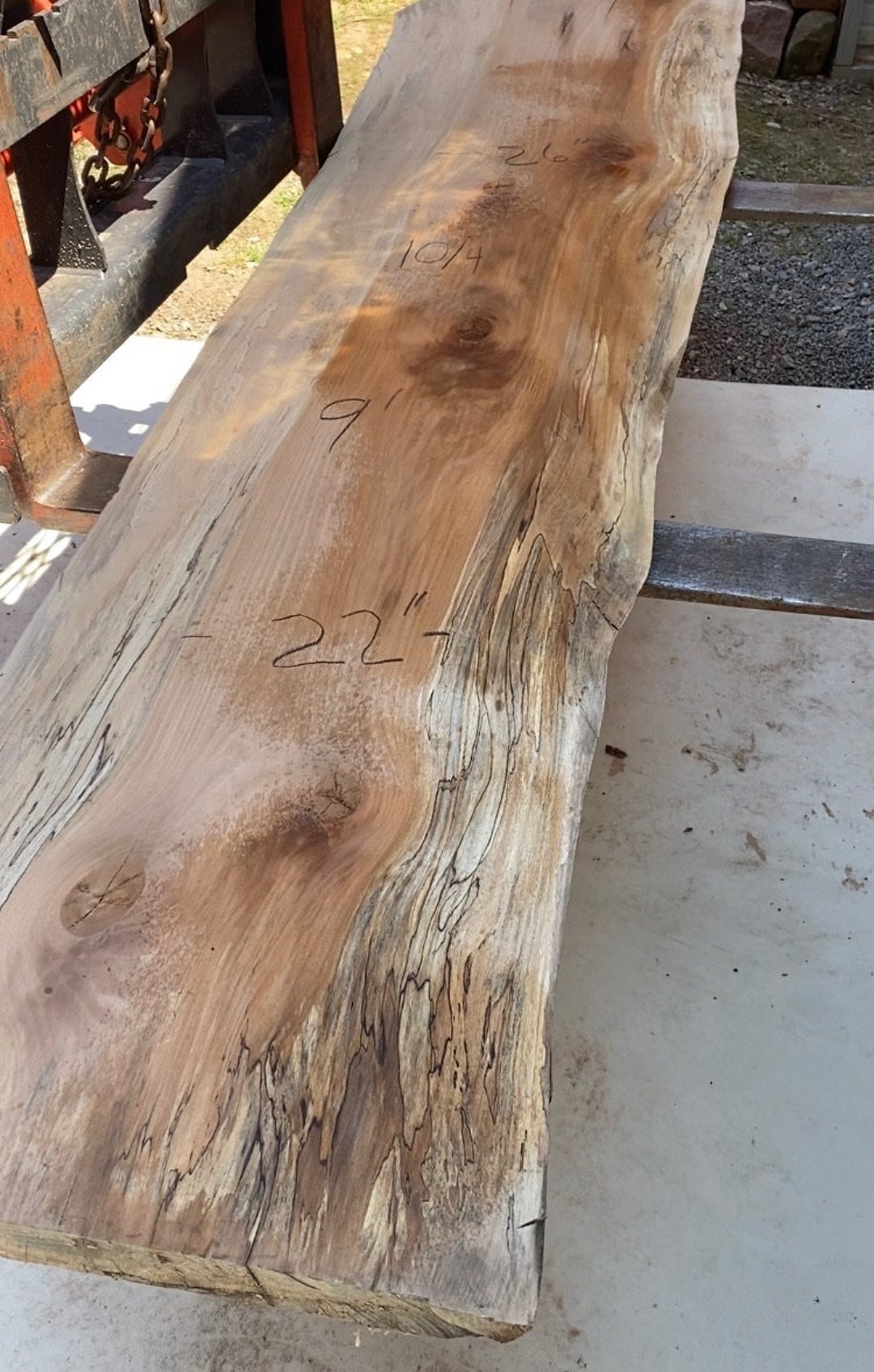 Curated visual reference: Reclaimed Wood Slabs Reference: Sycamore Live Edge Wood Reclaimed Wood Slabs