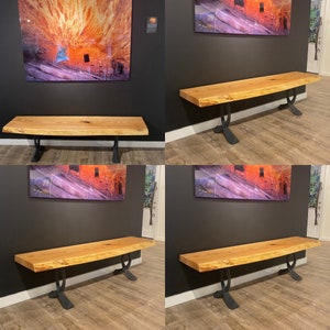 Kentucky coffee bench | live edge wood | reclaimed wood slabs | kiln dried wood for sale | trusted wood suppliers | woodworking source