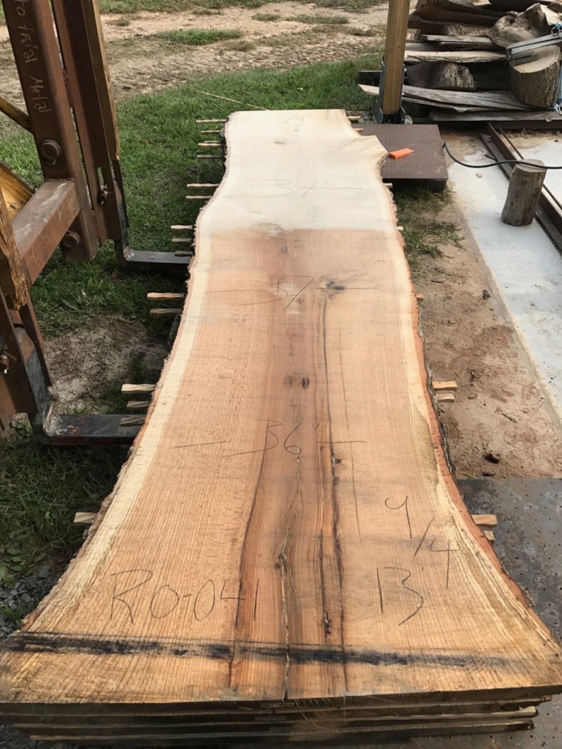 13 Foot Live Edge Red Oak Wood Slabs. 13 Foot Live Edge Oak Etsy