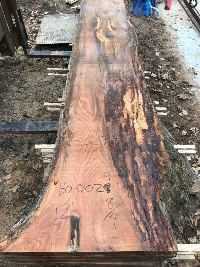 12 Foot Black Oak Wood Slabs. 12 Foot Live Edge Oak Table. 12 Etsy UK